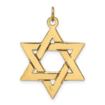 Lade das Bild in den Galerie-Viewer, 14k Yellow Gold Star of David Pendant Charm
