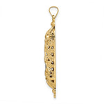 Carica l'immagine nel visualizzatore di Gallery, 14k Yellow Gold Mezuzah Star of David Pendant Charm