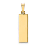 Ladda upp bild till gallerivisning, 14k Gold Two Tone Mezuzah Star of David Chai Pendant Charm