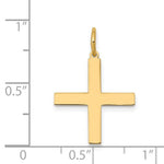Load image into Gallery viewer, 14k Yellow Gold Greek Cross Pendant Charm