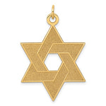 Lade das Bild in den Galerie-Viewer, 14k Yellow Gold Star of David Pendant Charm