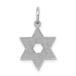 Lade das Bild in den Galerie-Viewer, 14k White Gold Star of David Pendant Charm