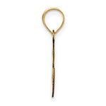 Load image into Gallery viewer, 14K Yellow Gold Uppercase Initial Letter S Block Alphabet Pendant Charm