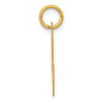 Load image into Gallery viewer, 14K Yellow Gold Initial Letter C Cursive Script Alphabet Pendant Charm