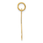 Load image into Gallery viewer, 14K Yellow Gold Initial Letter G Cursive Script Alphabet Pendant Charm