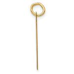 Load image into Gallery viewer, 14K Yellow Gold Initial Letter I Cursive Script Alphabet Pendant Charm