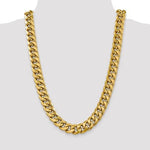Загрузить изображение в средство просмотра галереи, 14k Yellow Gold 15mm Miami Cuban Link Bracelet Anklet Choker Necklace Pendant Chain