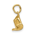 Charger l'image dans la galerie, 14k Yellow Gold Cowboy Cowgirl Hat Pendant Charm