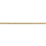 Lataa kuva Galleria-katseluun, 14K Yellow Gold 2.25mm Rope Bracelet Anklet Choker Necklace Pendant Chain