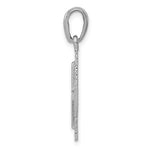 Lataa kuva Galleria-katseluun, 14k White Gold Jerusalem Cross Pendant Charm