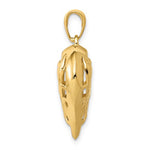 Load image into Gallery viewer, 14k Yellow Gold Puffy Filigree Heart Cage 3D Pendant Charm