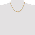 이미지를 갤러리 뷰어에 로드 , 14K Yellow Gold 3.25mm Byzantine Bracelet Anklet Choker Necklace Pendant Chain