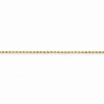 Afbeelding in Gallery-weergave laden, 14k Yellow Gold 1.50mm Diamond Cut Rope Bracelet Anklet Choker Necklace Pendant Chain