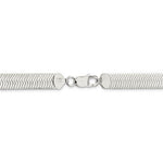 Ladda upp bild till gallerivisning, Sterling Silver 8.75mm Herringbone Bracelet Anklet Choker Necklace Pendant Chain