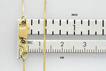 將圖片載入圖庫檢視器 14k solid yellow gold 0.80mm classic round snake bracelet anklet choker necklace pendant chain
