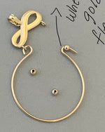 Afbeelding in Gallery-weergave laden, 14K Yellow Gold 2.5mm Lightweight Ball Bead Spacer Stopper Pack of 3