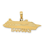 Lade das Bild in den Galerie-Viewer, 14k Yellow Gold Bahamas Cruise Ship Travel Vacation Pendant Charm