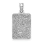 Load image into Gallery viewer, 14k White Gold Florida Key West Mile 0 Marker Travel Pendant Charm