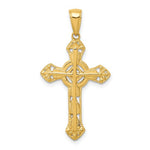 Indlæs billede til gallerivisning 14k yellow gold celtic cross pendant charm