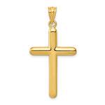 Load image into Gallery viewer, 14k Yellow Gold Cross Pendant Charm