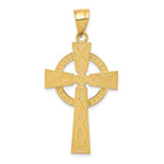 Carica l'immagine nel visualizzatore di Gallery, 14k Yellow Gold Celtic Cross Pendant Charm