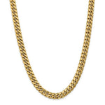 Kép betöltése a galériamegjelenítőbe: 14k Yellow Gold 9.3mm Miami Cuban Link Bracelet Anklet Choker Necklace Pendant Chain