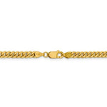 Afbeelding in Gallery-weergave laden, 14k Yellow Gold 4.25mm Miami Cuban Link Bracelet Anklet Choker Necklace Pendant Chain