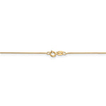 將圖片載入圖庫檢視器 14k Yellow Gold 0.5mm Thin Box Bracelet Anklet Choker Necklace Pendant Chain