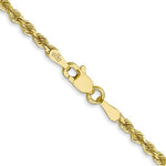 Load image into Gallery viewer, 10k Yellow Gold 2.25mm Diamond Cut Rope Bracelet Anklet Choker Necklace Pendant Chain