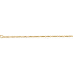 Load image into Gallery viewer, 14K Yellow Gold 14K White Gold Safety Chain Guard with Jump Rings Jewelry Findings
