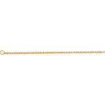 Afbeelding in Gallery-weergave laden, 14K Yellow Gold 14K White Gold Safety Chain Guard with Jump Rings Jewelry Findings