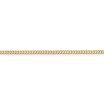 Lade das Bild in den Galerie-Viewer, 14K Yellow Gold 2mm Franco Bracelet Anklet Choker Necklace Pendant Chain