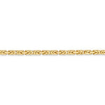 Lataa kuva Galleria-katseluun, 14K Yellow Gold 2mm Byzantine Bracelet Anklet Choker Necklace Pendant Chain