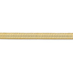 Load image into Gallery viewer, 14k Yellow Gold 5.5mm Silky Herringbone Bracelet Anklet Choker Necklace Pendant Chain