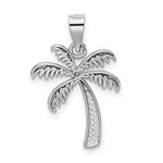 Load image into Gallery viewer, 14K White Gold Palm Tree Pendant Charm