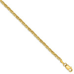 Lataa kuva Galleria-katseluun, 14K Yellow Gold 2mm Byzantine Bracelet Anklet Choker Necklace Pendant Chain
