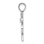 Load image into Gallery viewer, 14K White Gold Palm Tree Pendant Charm