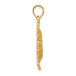 Lade das Bild in den Galerie-Viewer, 14k Gold Two Tone Sunflower Pendant Charm