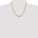 Afbeelding in Gallery-weergave laden, 14K Yellow Gold 4mm Byzantine Bracelet Anklet Choker Necklace Pendant Chain