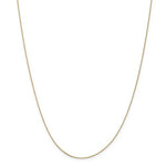 將圖片載入圖庫檢視器 14k Yellow Gold 0.5mm Thin Box Bracelet Anklet Choker Necklace Pendant Chain