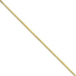 Ladda upp bild till gallerivisning, 10K Yellow Gold 1.25mm Box Bracelet Anklet Choker Necklace Pendant Chain