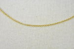 Load image into Gallery viewer, 14k Yellow Gold .90mm Cable Bracelet Anklet Choker Necklace Pendant Chain Lobster Clasp