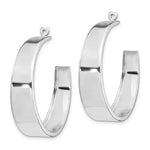 Carregar imagem no visualizador da galeria, 14K White Gold Hoop Earring Jackets