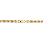 画像をギャラリービューアに読み込む, 14k Yellow Gold 4.5mm Diamond Cut Rope Bracelet Anklet Choker Necklace Pendant Chain