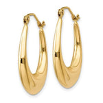 Afbeelding in Gallery-weergave laden, 14K Yellow Gold Shrimp Classic Hoop Earrings
