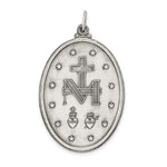 Load image into Gallery viewer, Sterling Silver Blessed Virgin Mary Miraculous Medal Pendant Charm
