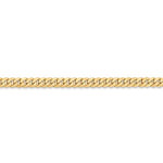 Lataa kuva Galleria-katseluun, 14k Yellow Gold 3.2mm Beveled Curb Bracelet Anklet Necklace Pendant Chain