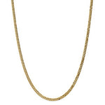 Lataa kuva Galleria-katseluun, 14k Yellow Gold 3.2mm Beveled Curb Bracelet Anklet Necklace Pendant Chain