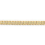 Load image into Gallery viewer, 14k Yellow Gold 4.75mm Beveled Curb Link Bracelet Anklet Necklace Pendant Chain
