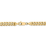 Load image into Gallery viewer, 14k Yellow Gold 5.75mm Beveled Curb Link Bracelet Anklet Necklace Pendant Chain